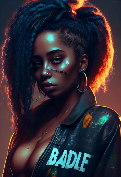 Background Black Girl Wallpaper