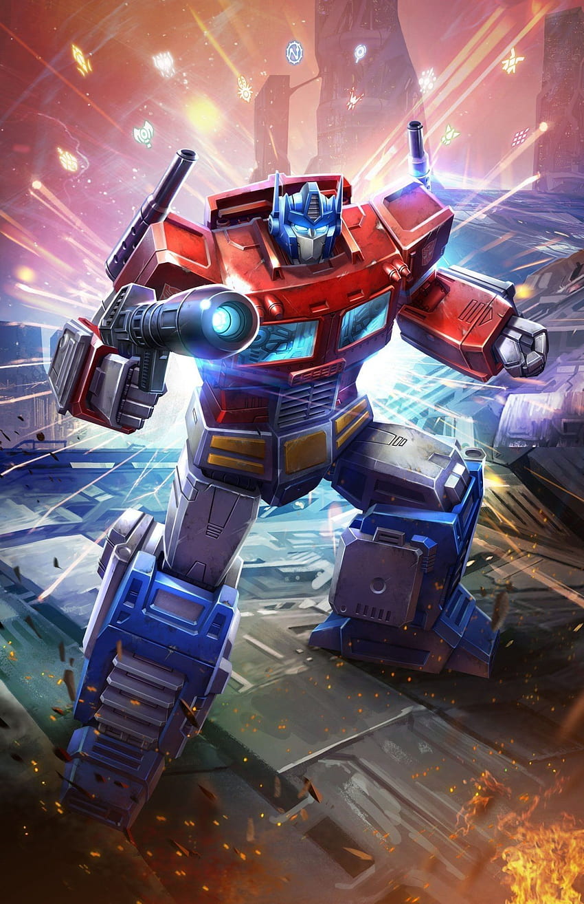 Background Optimus Prime Wallpaper