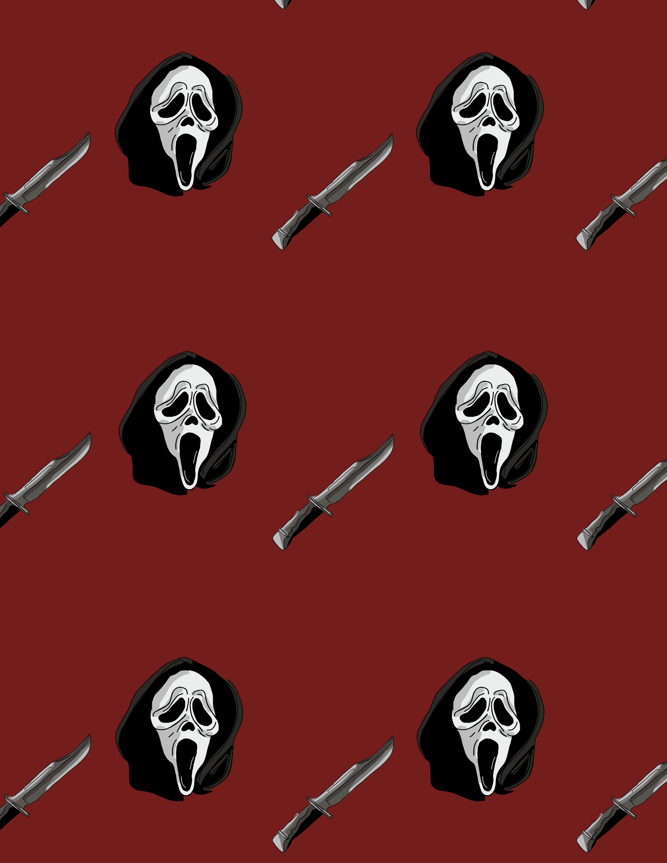 Background Scream Wallpaper