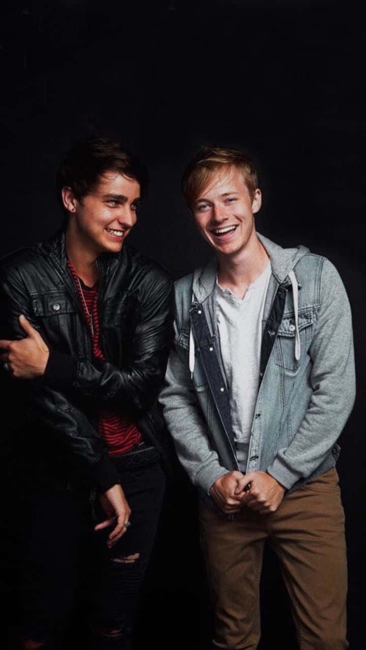 Background Sam And Colby Wallpaper