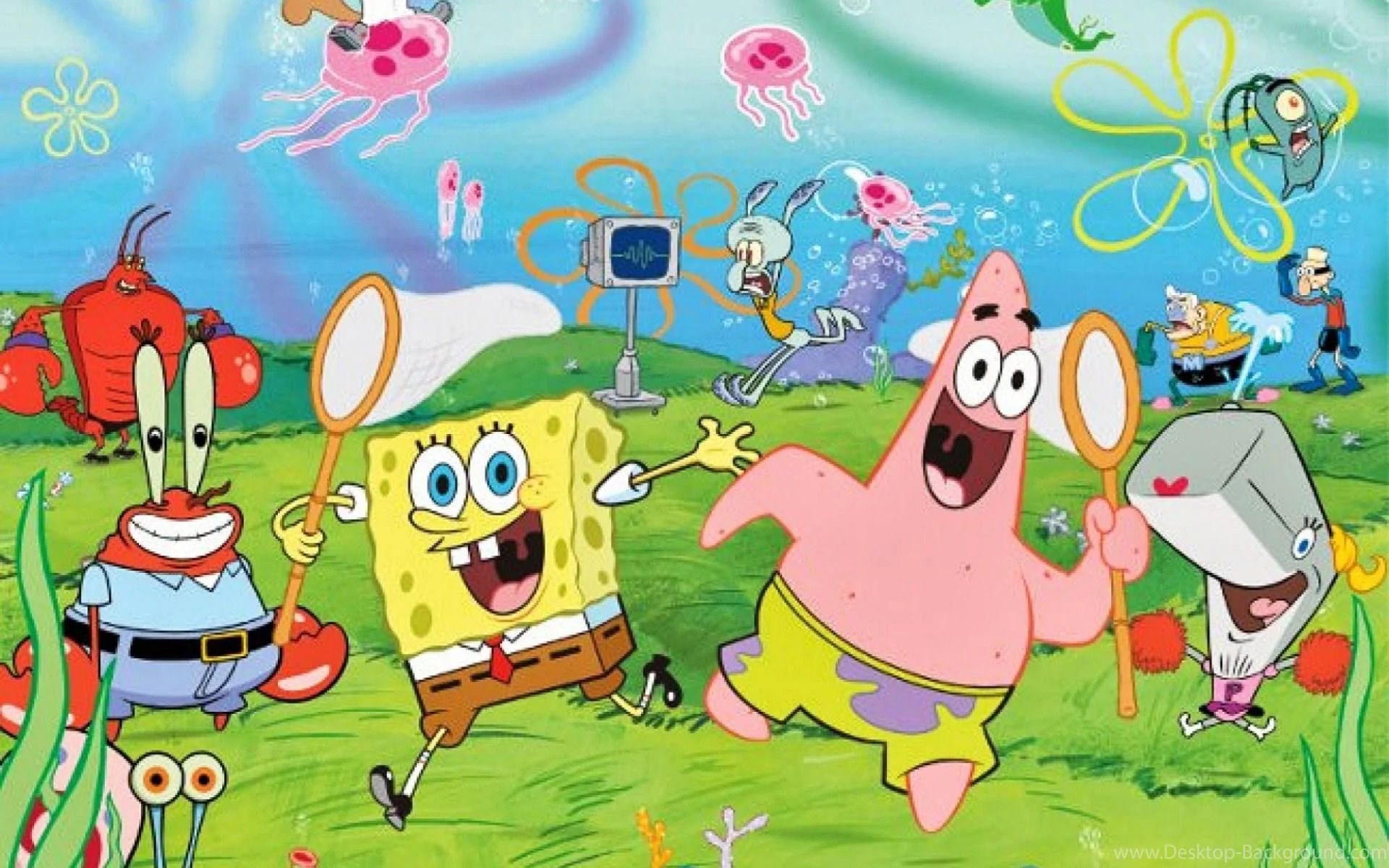 Spongebob And Patrick Desktop Wallpaper