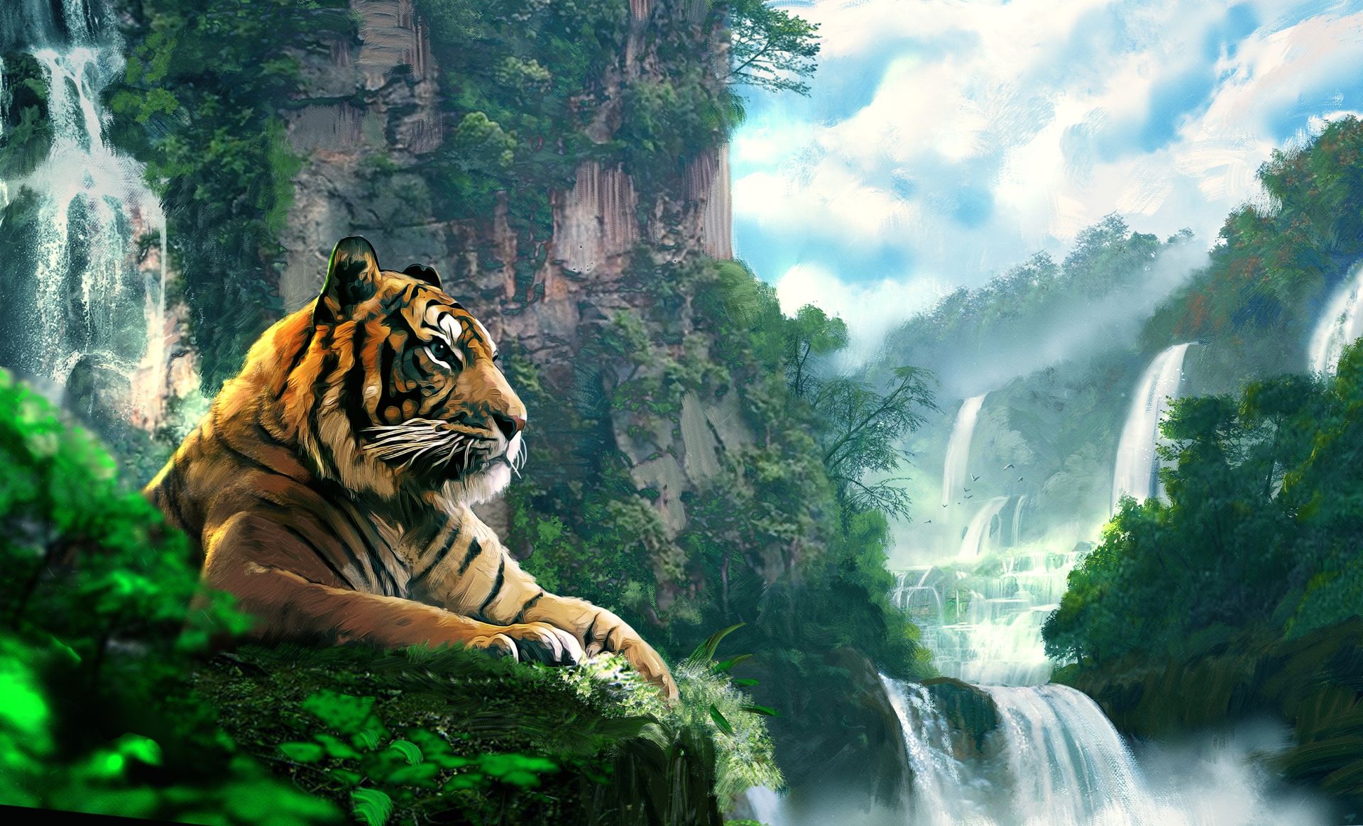 Tiger Wallpaper  Tiger wallpaper, Desktop wallpapers backgrounds, Desktop  wallpaper