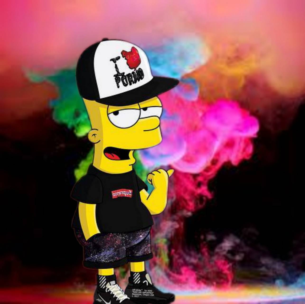 Background Bart Simpson Wallpaper