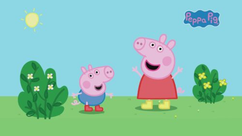 Peppa Pig House Wallpaper