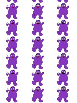 Background Grimace Wallpaper