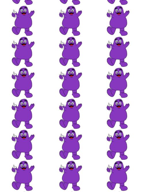 Background Grimace Wallpaper