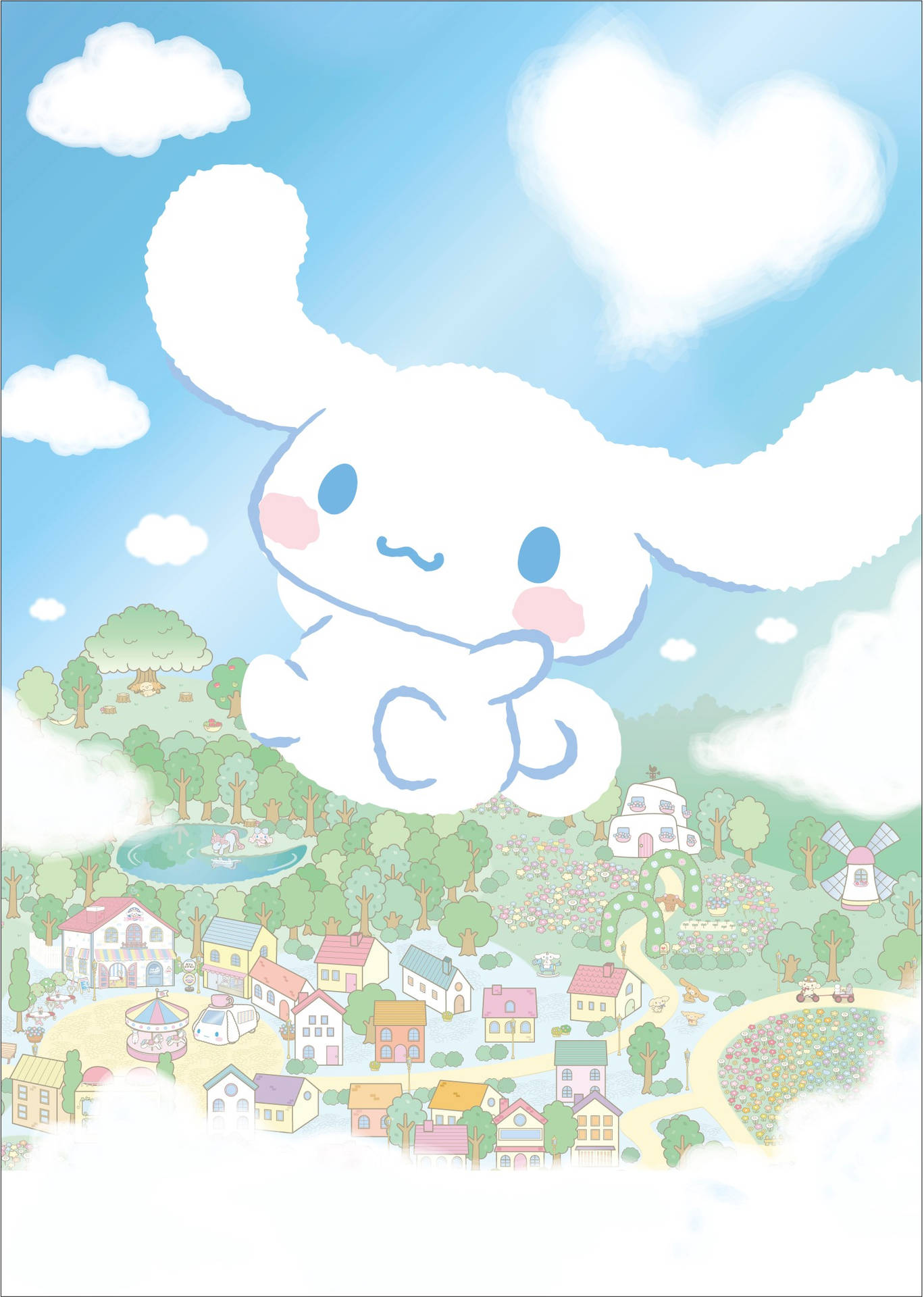 Background Cinnamoroll Wallpaper