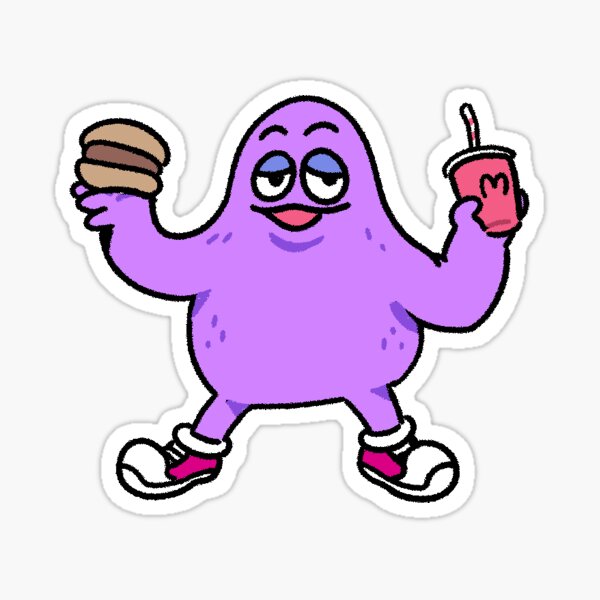 Background Grimace Wallpaper