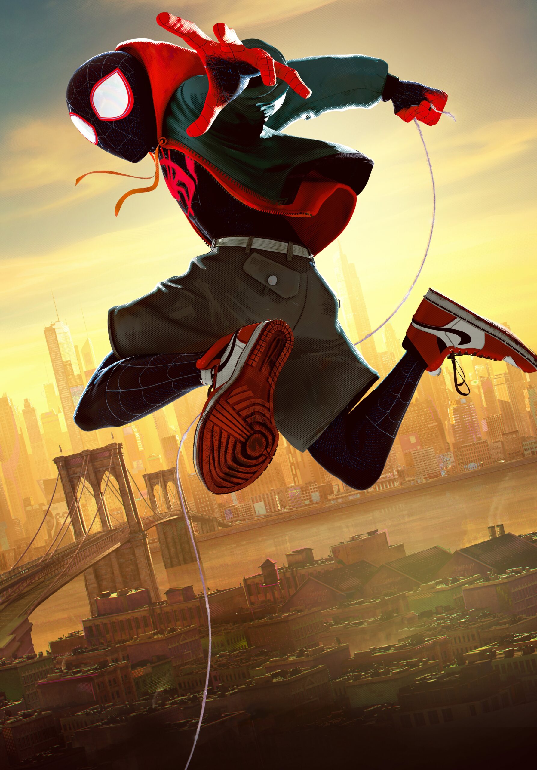 Background Miles Morales Wallpaper