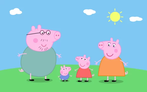 Peppa Pig House Desktop Wallpaper