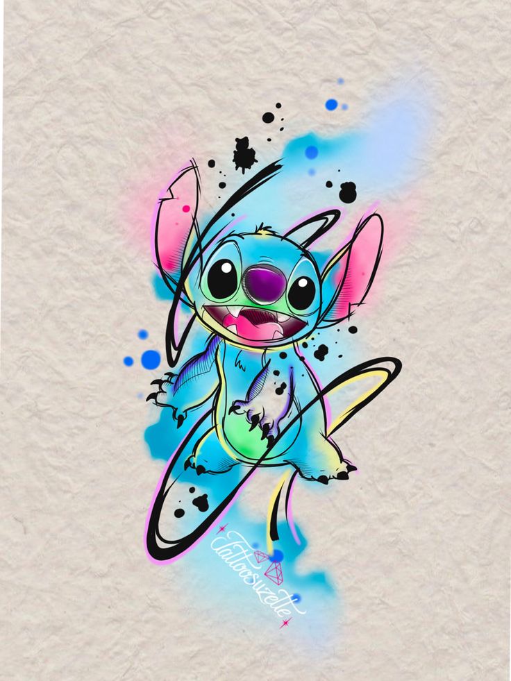 Stitch And Angel Wallpaper