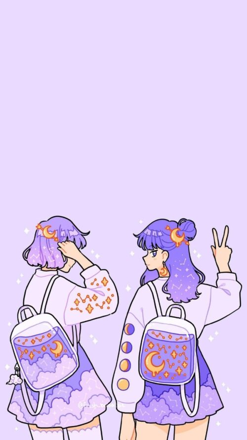 Cute Purple Wallpaper