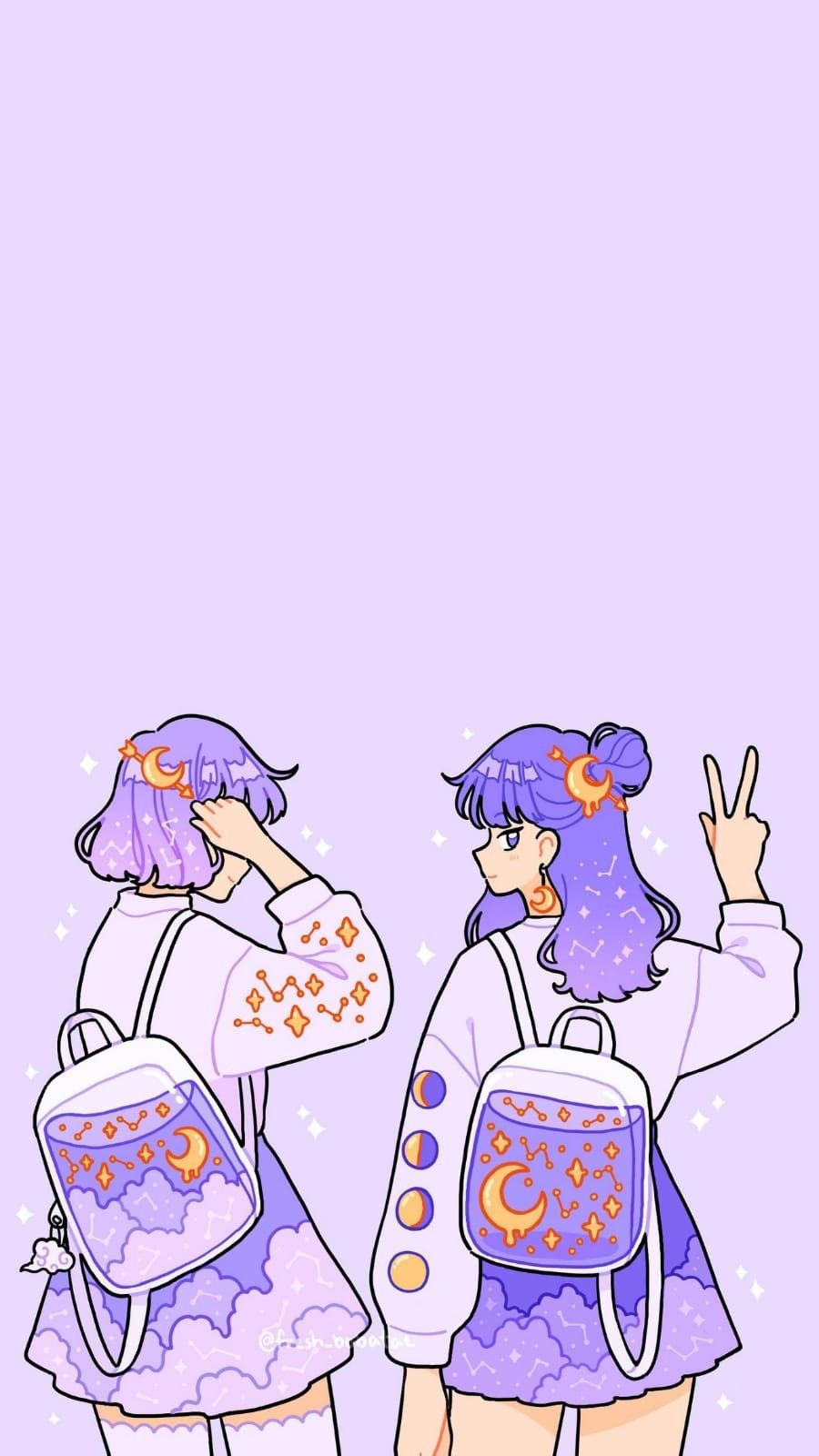 Cute Purple Wallpaper - EnWallpaper