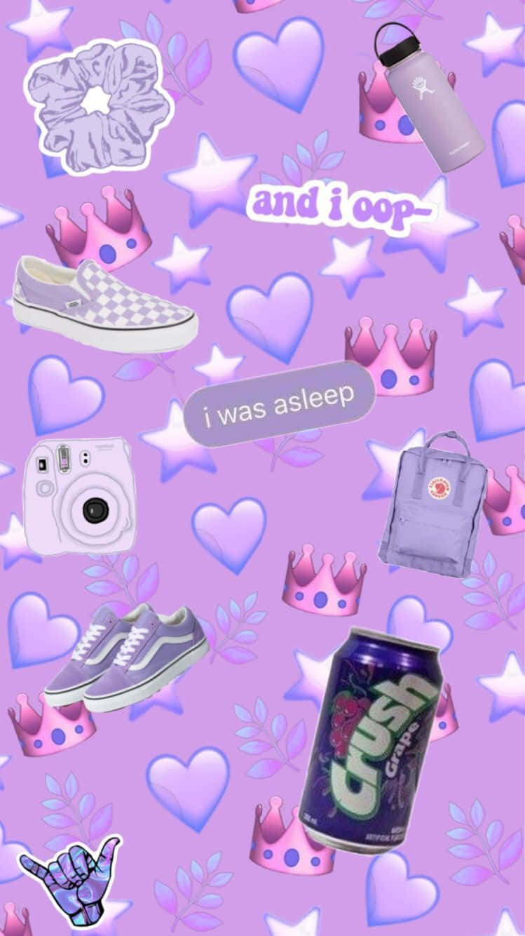 Cute Purple Wallpaper