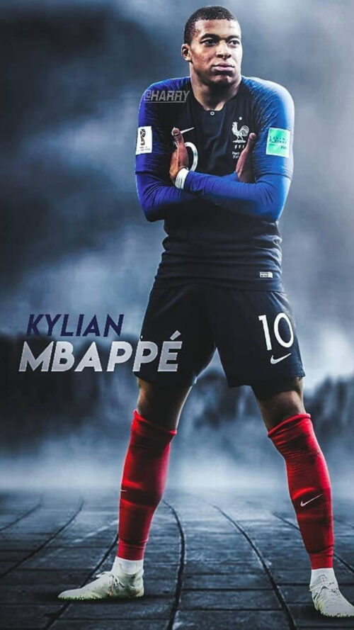 Background Mbappe Wallpaper