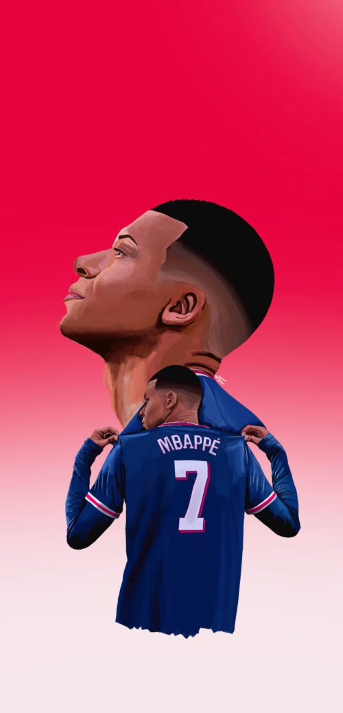 Background Mbappe Wallpaper