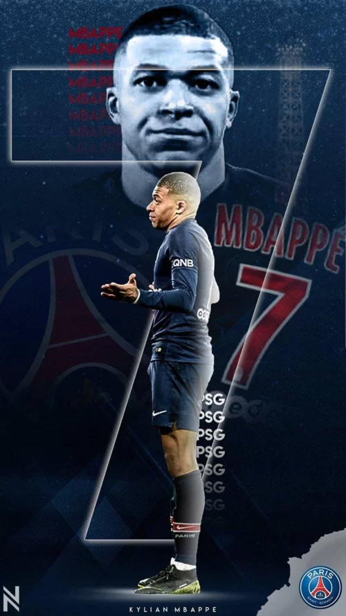 Background Mbappe Wallpaper