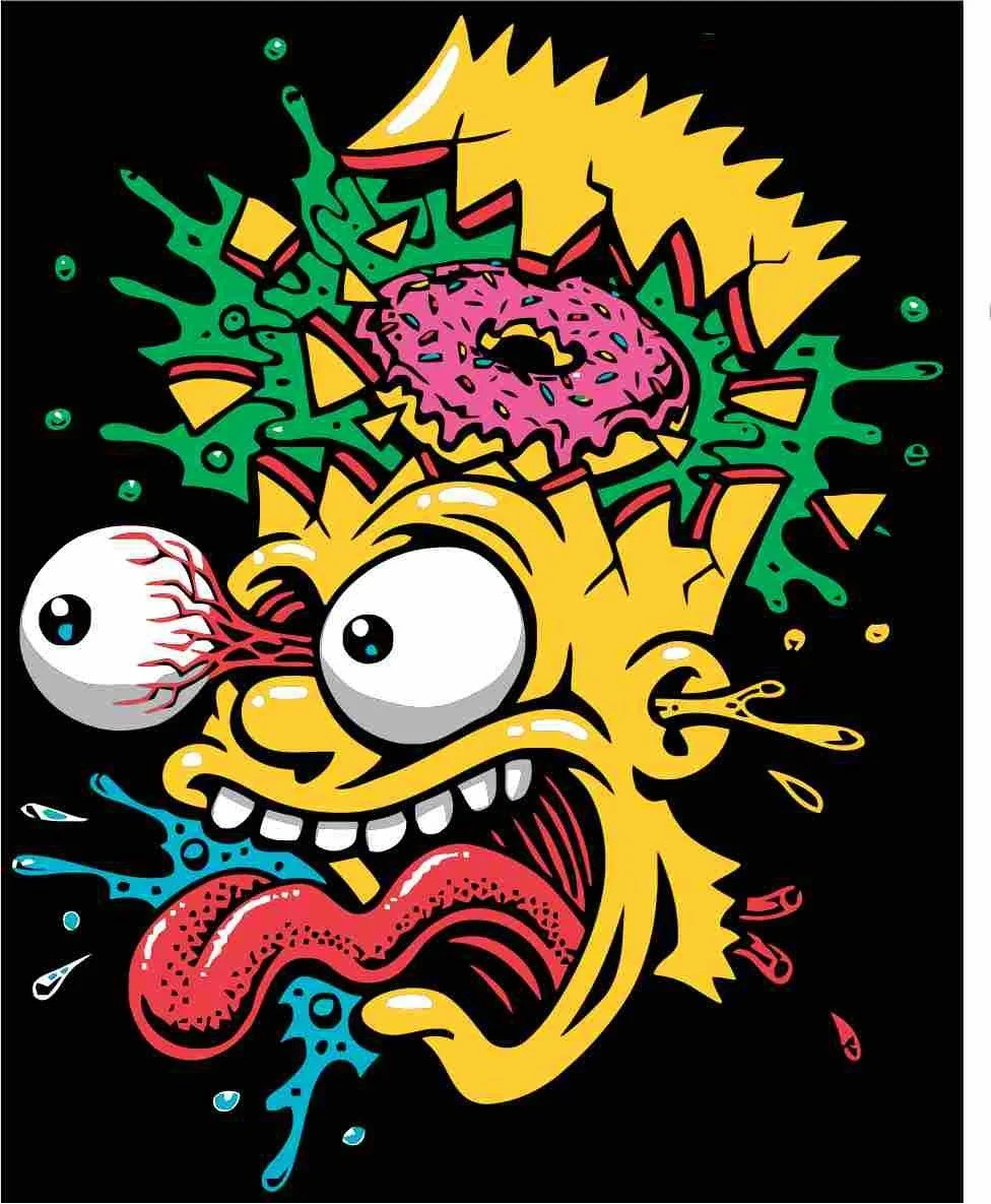 Background Bart Simpson Wallpaper
