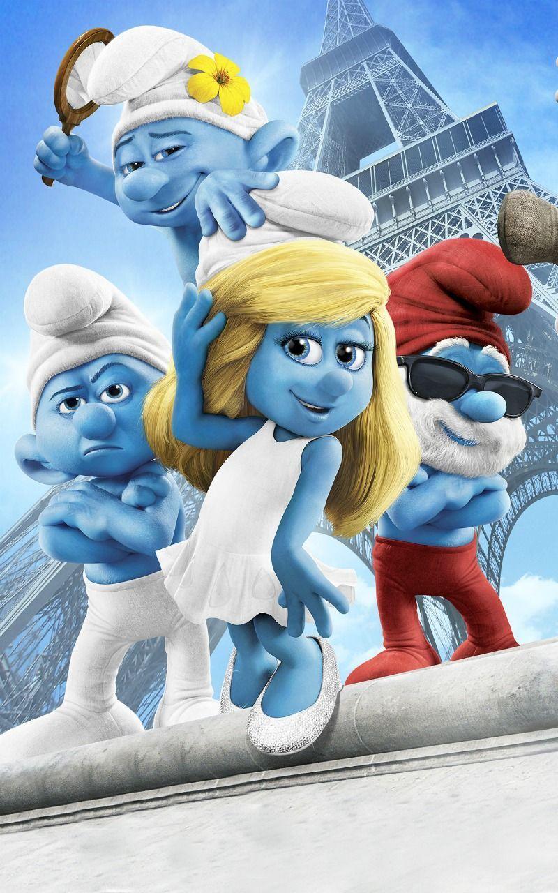 Background Smurfs Wallpaper