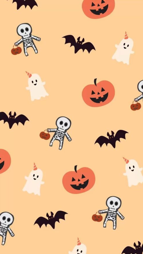 Background Preppy Halloween Wallpaper