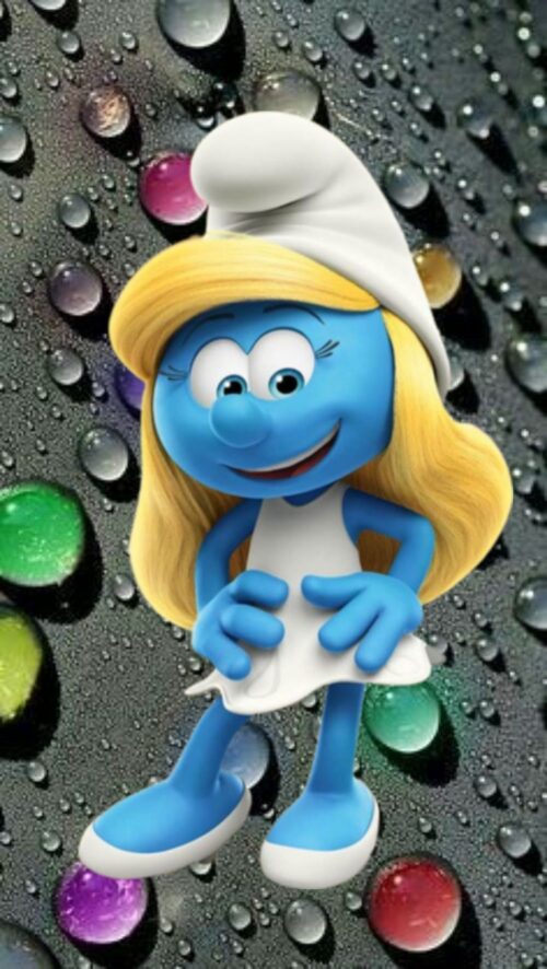 Background Smurfs Wallpaper