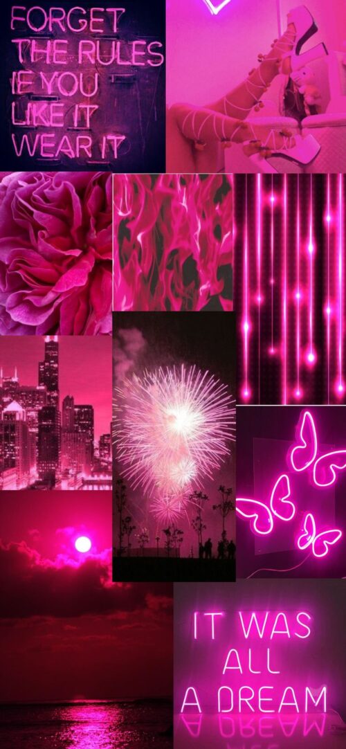 Background Hot Pink Wallpaper