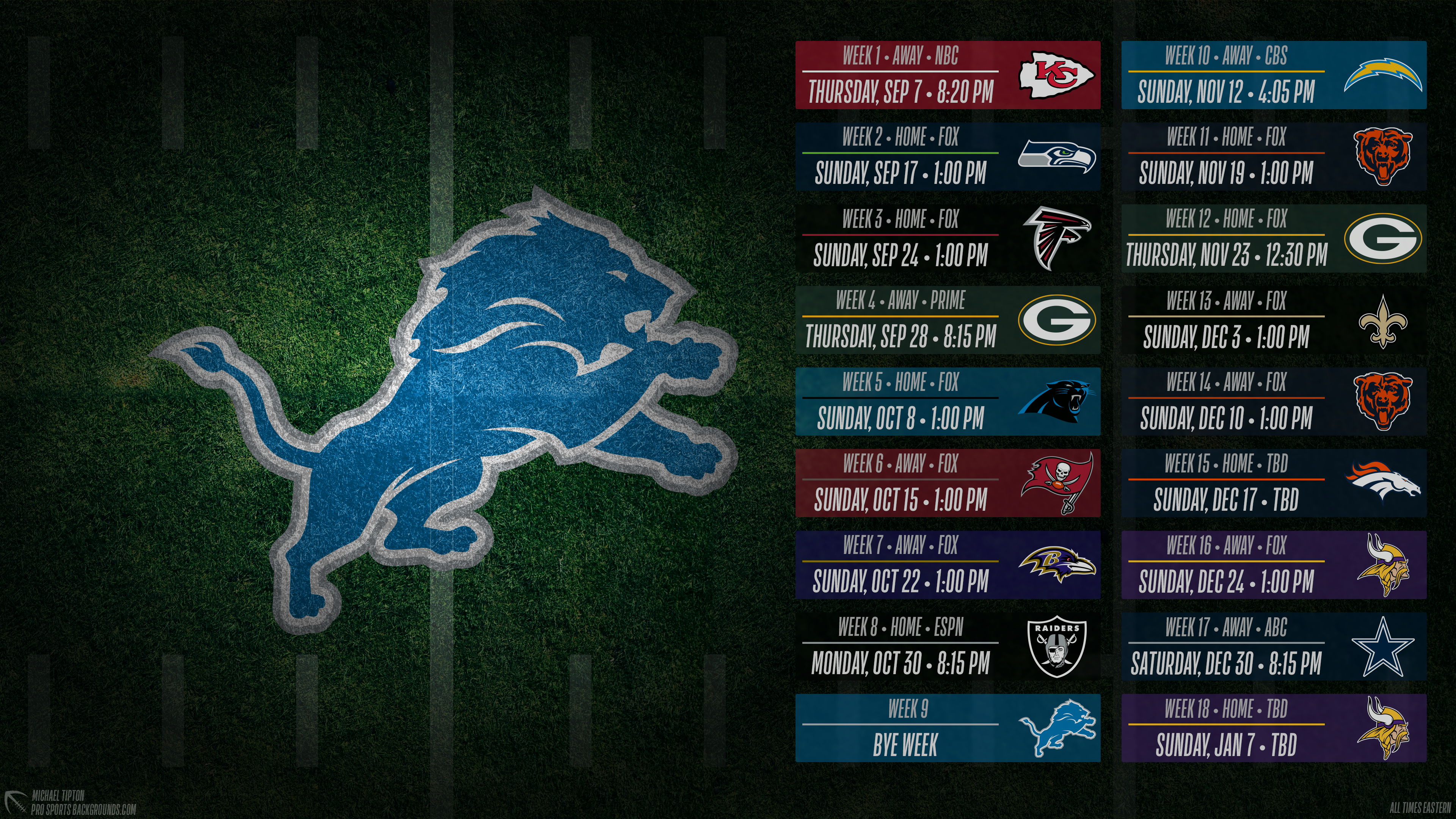 Desktop Detroit Lions Wallpaper