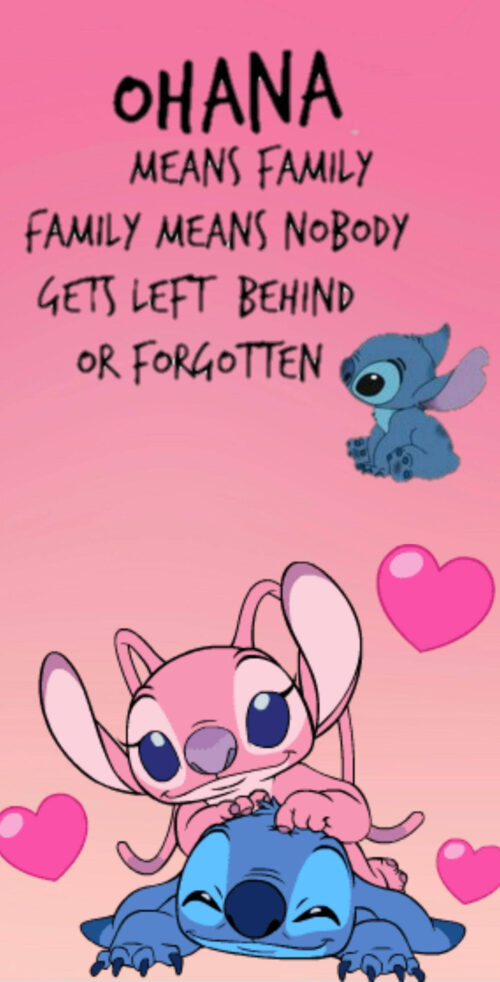 Stitch And Angel Wallpaper