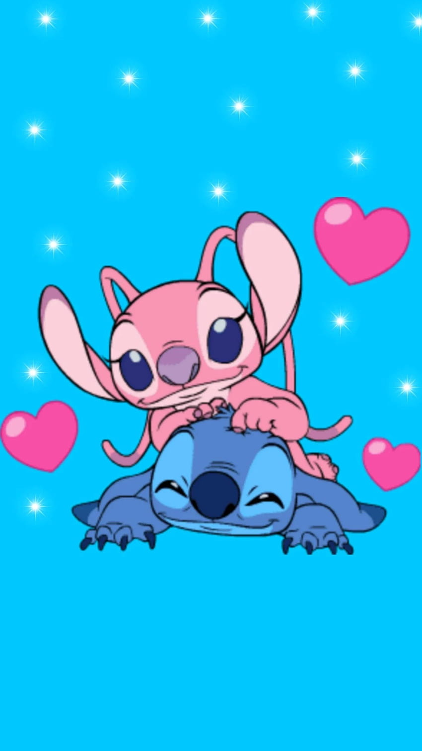 Stitch And Angel Wallpaper