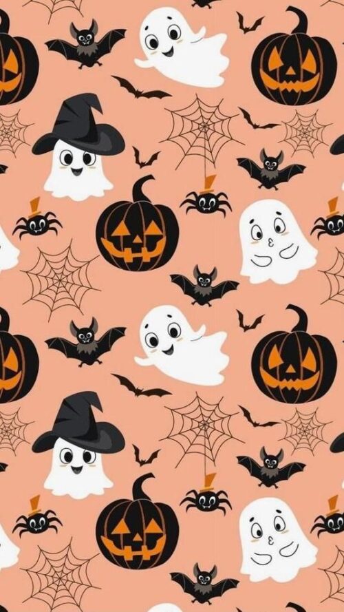 Background Preppy Halloween Wallpaper