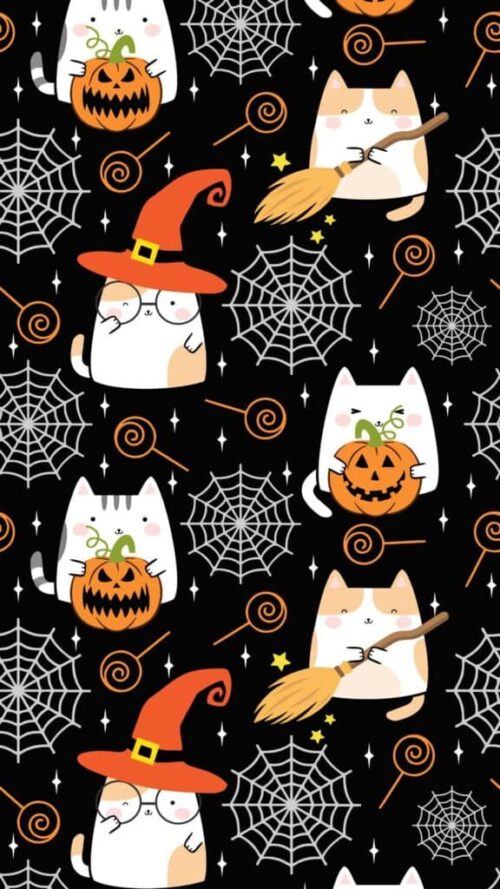 Background Preppy Halloween Wallpaper