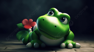 Cute Frog Desktop Wallpaper