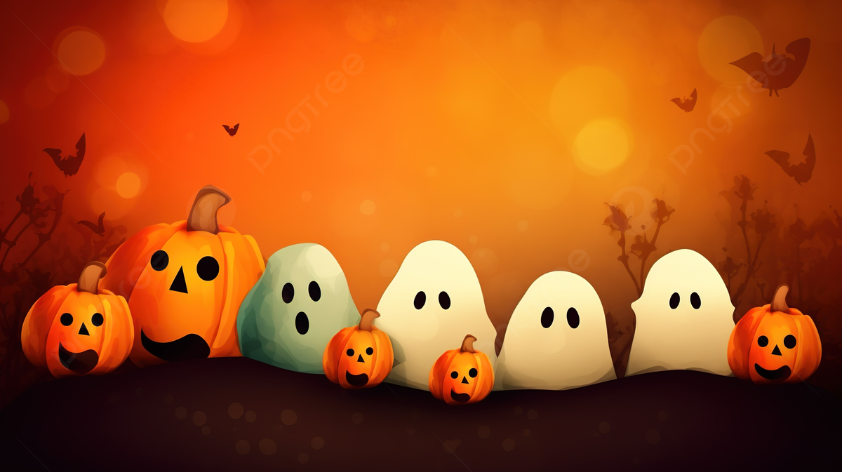 Preppy Halloween Desktop Wallpaper