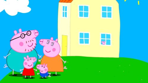 Peppa Pig House Desktop Wallpaper