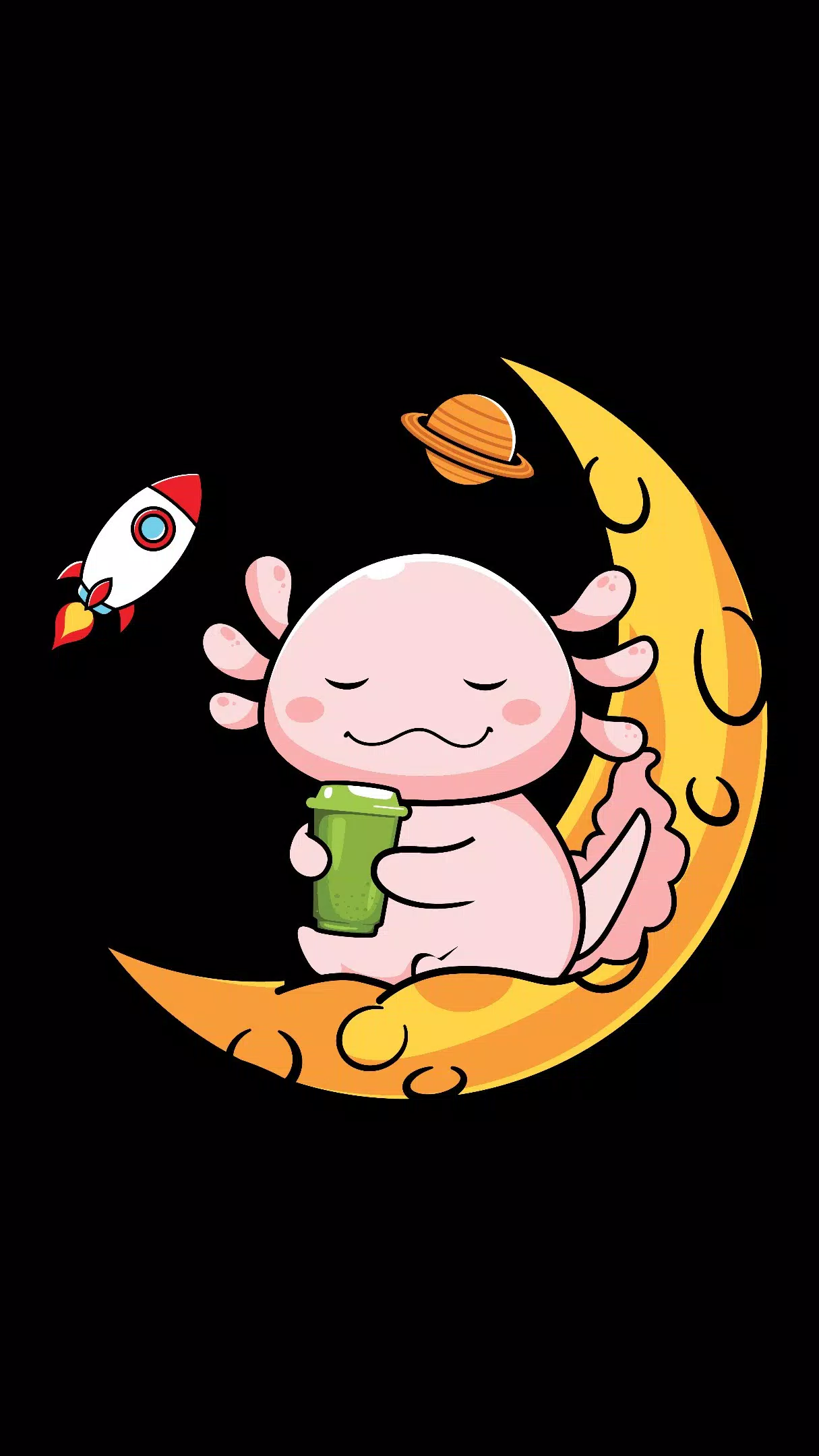 Background Axolotl Wallpaper