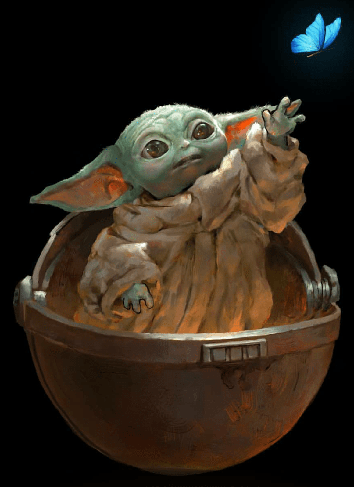 Background Baby Yoda Wallpaper