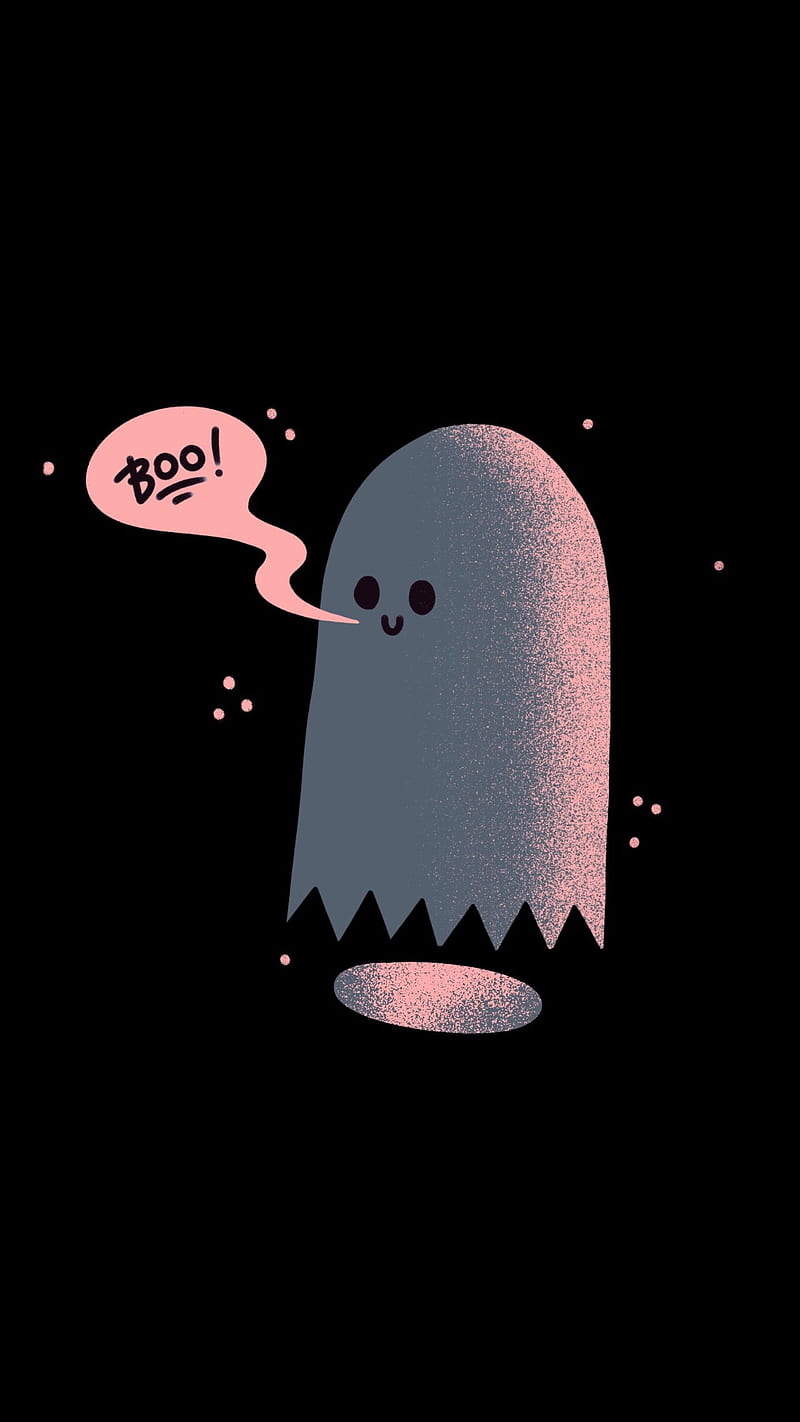 Background Cute Ghost Wallpaper