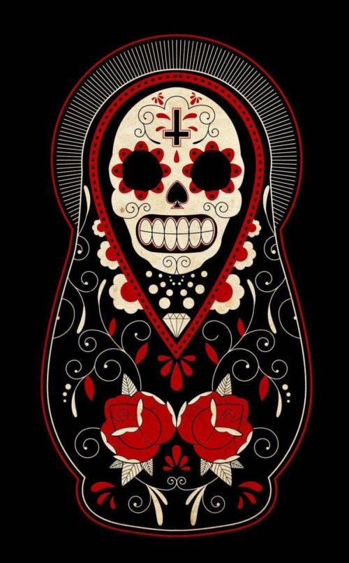 Background Day Of The Dead Wallpaper