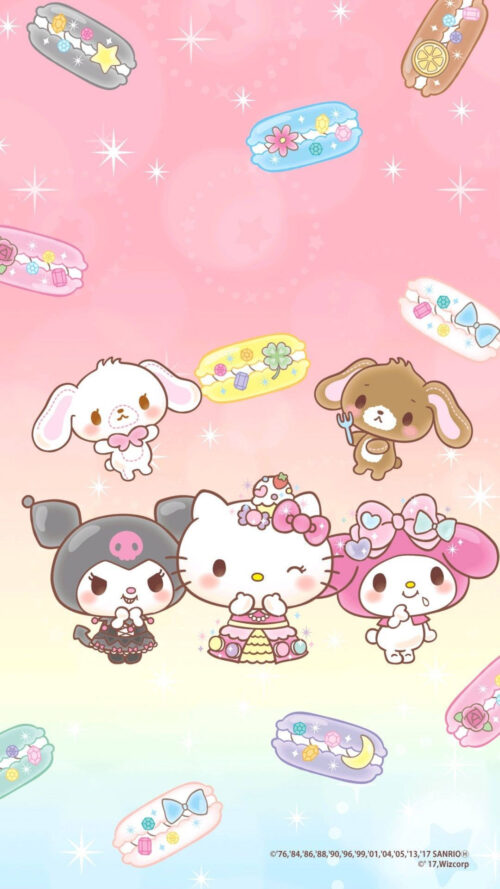 My Melody Background Wallpaper