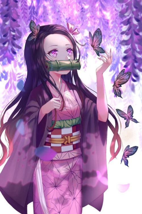 Background Nezuko Wallpaper