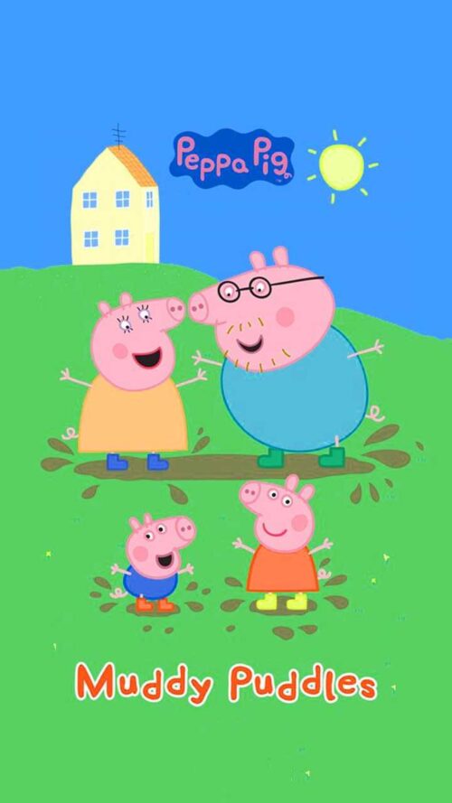 Background Peppa Pig House Wallpaper