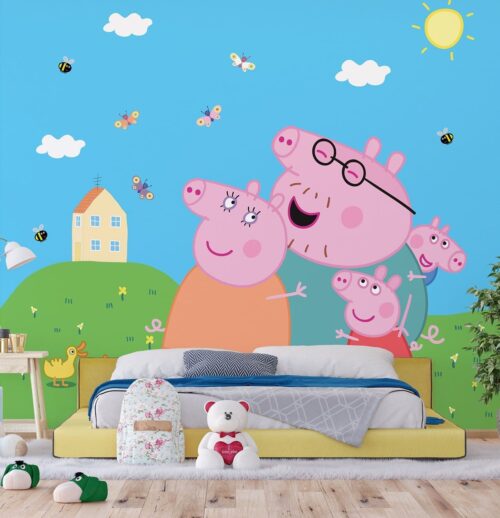 Background Peppa Pig House Wallpaper