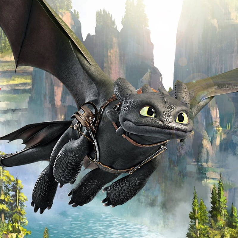 Background Toothless Dragon Wallpaper