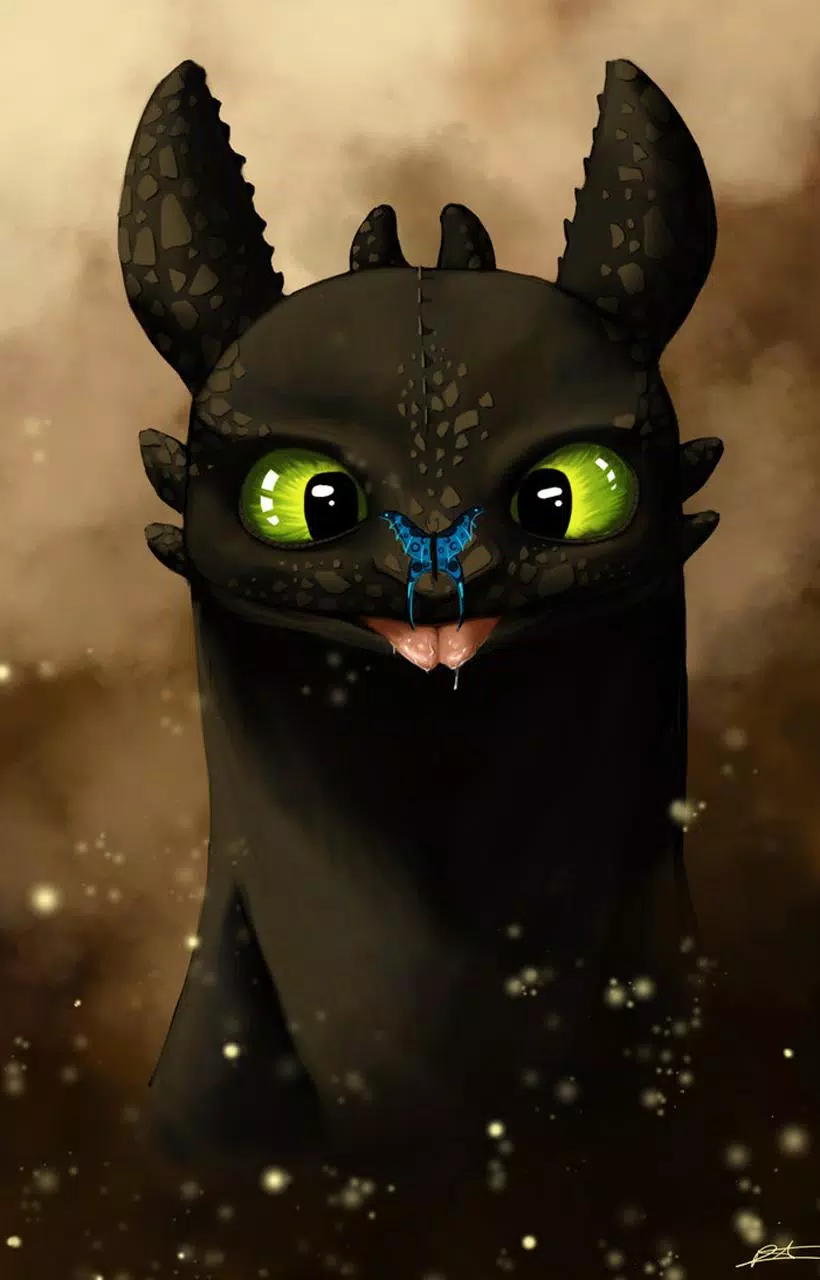 Background Toothless Dragon Wallpaper