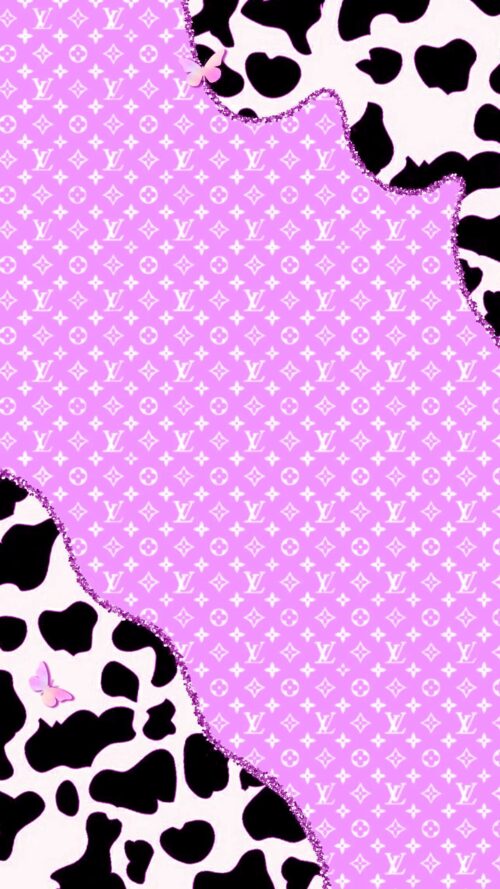 Background Cow Print Wallpaper