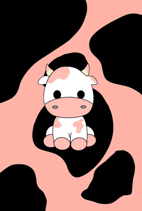 Background Cow Print Wallpaper