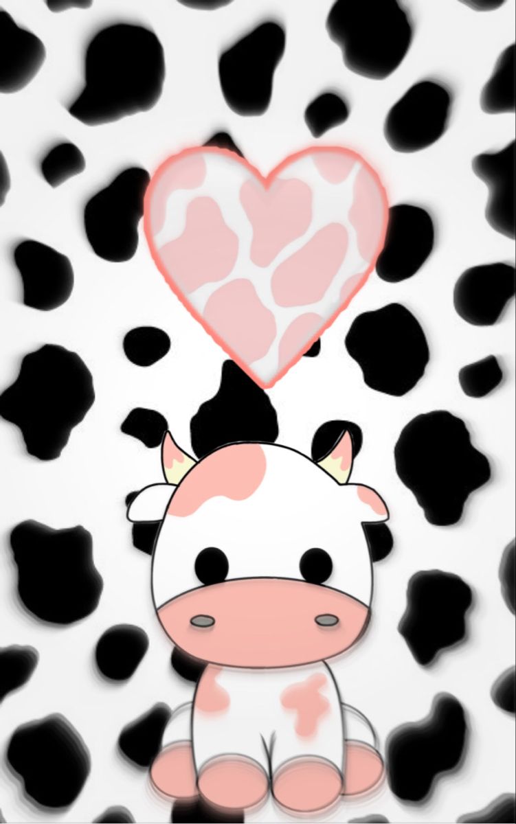 Background Cow Print Wallpaper