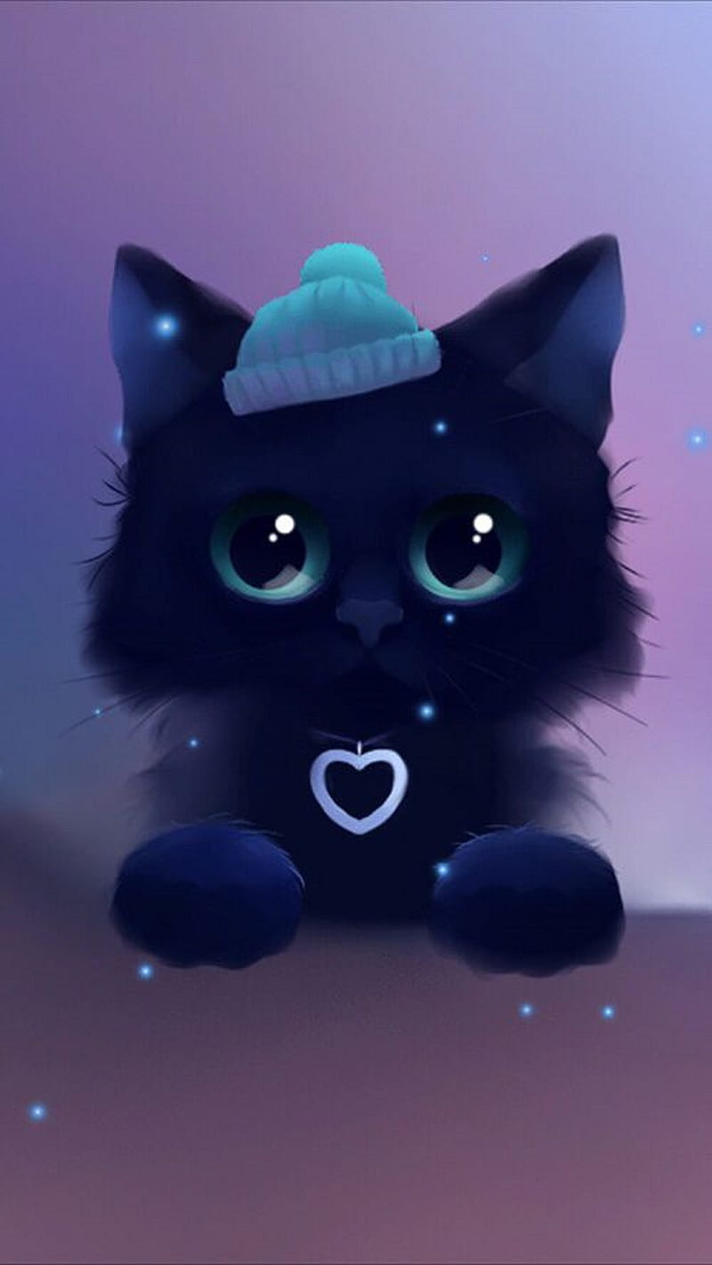 Background Cute Cat Wallpaper