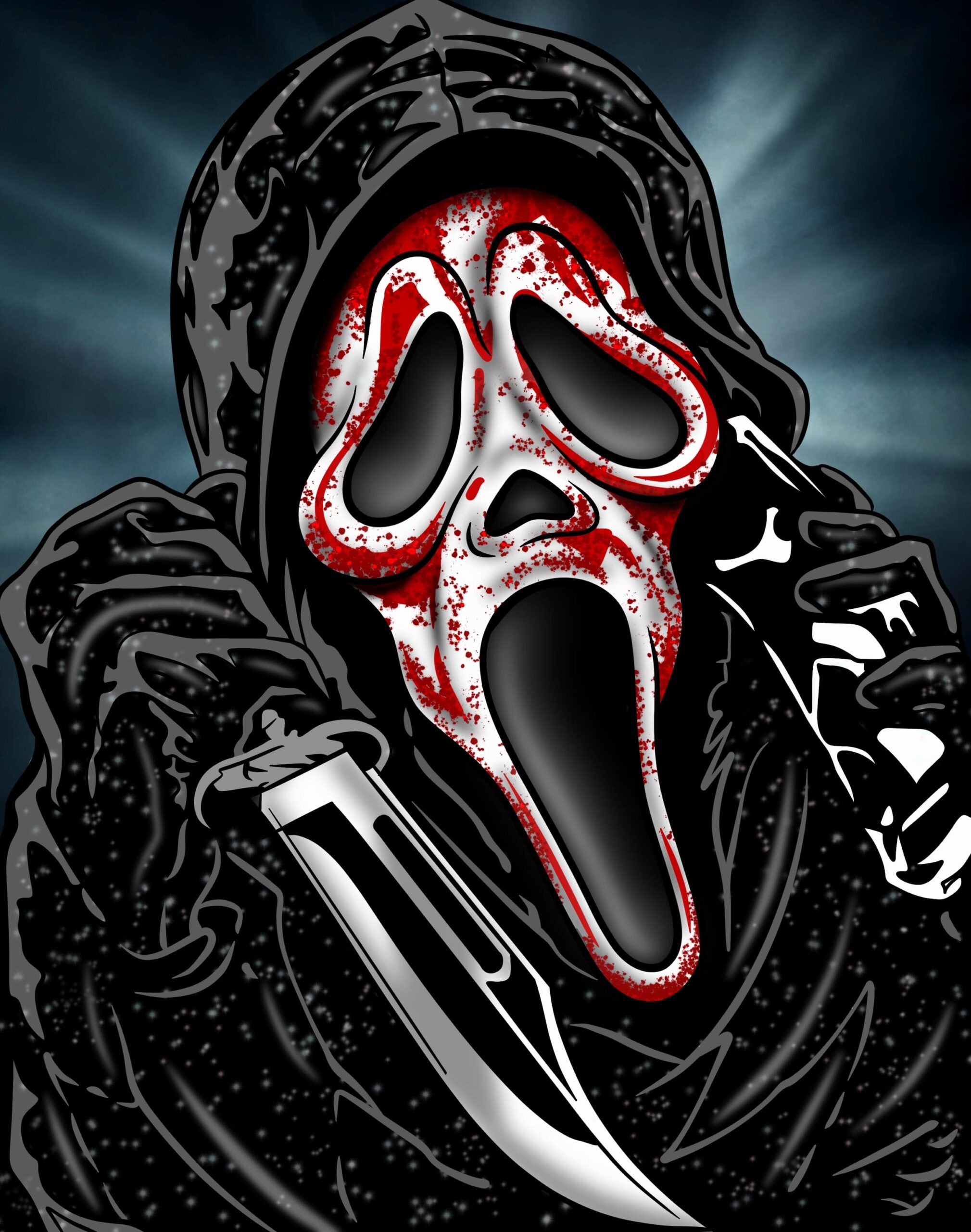 Background Ghost Face Wallpaper