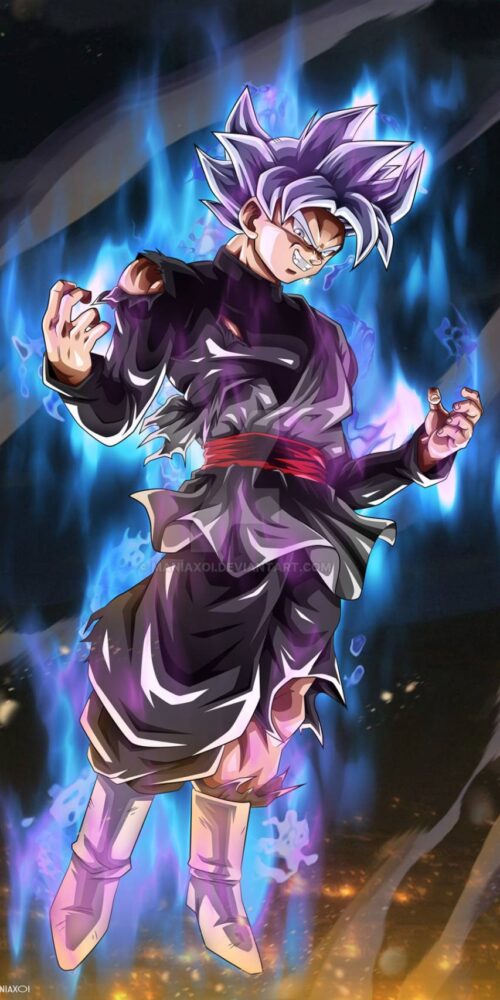 Background Goku Black Wallpaper